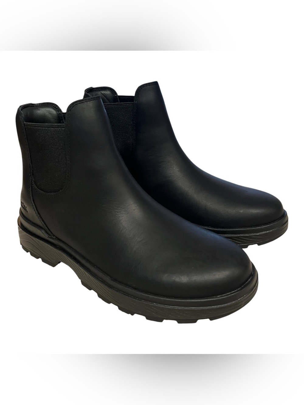 NEW Kizik Sierra Black Women’s Sz 9 Waterproof Leather Handsfree Chelsea Boot